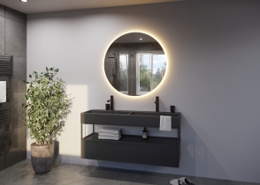 Spiegel mit Beleuchtung